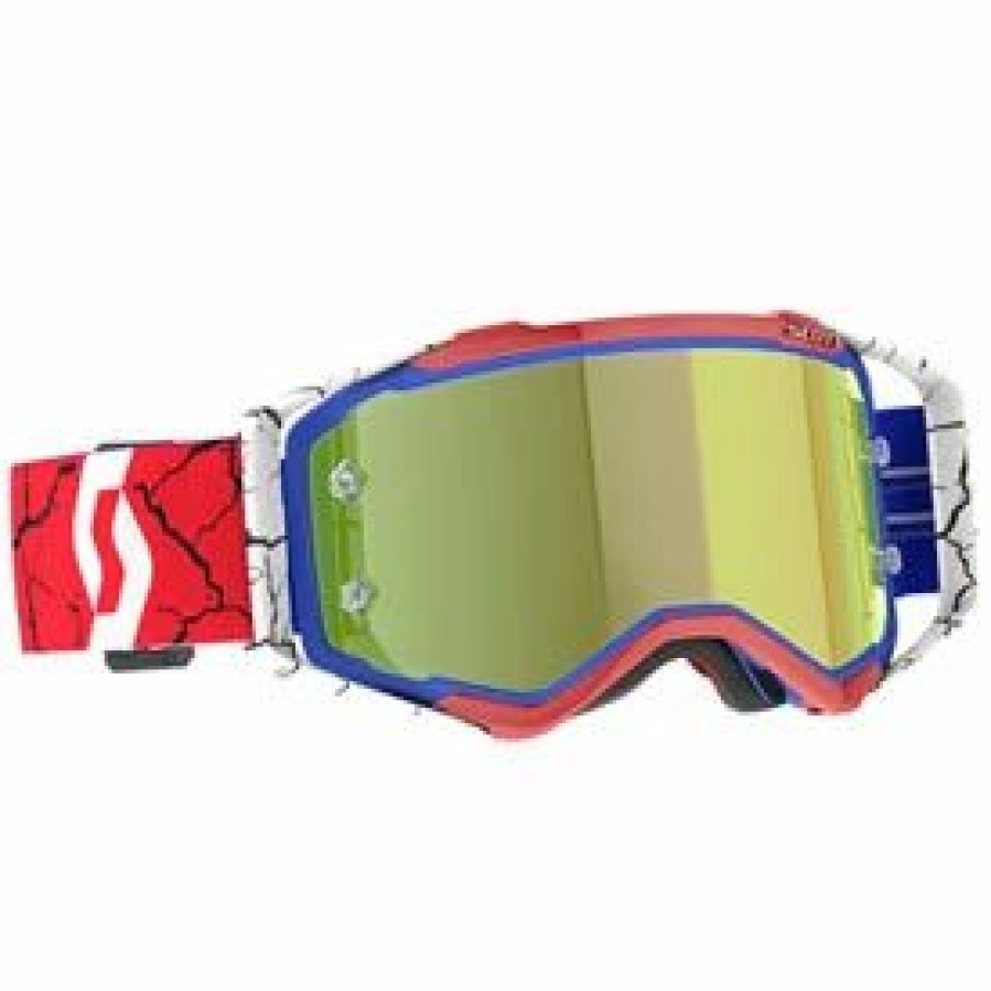 Goggles * | Scott Prospect France Six Days Rwb Special Edition Goggle Red/White/Blue