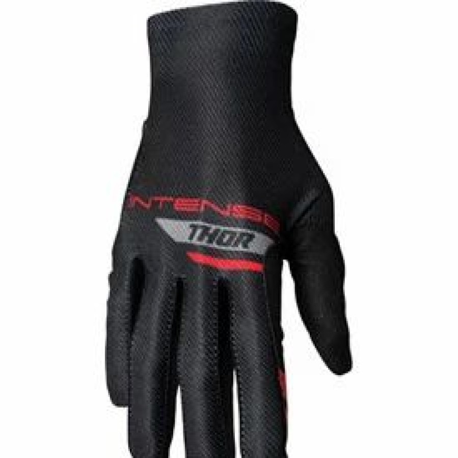 Gloves * | Thor Intense Team Mtb Gloves Black/Red