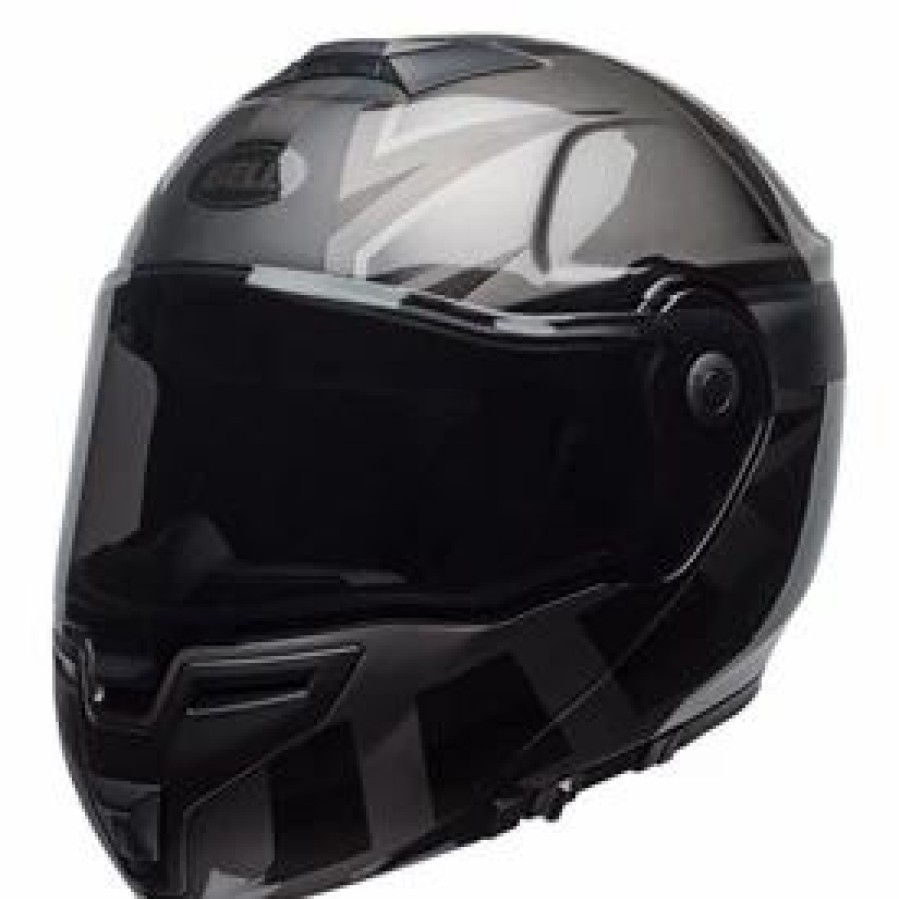 Helmets * | Bell Srt Blackout Modular Helmet Small Black/Grey