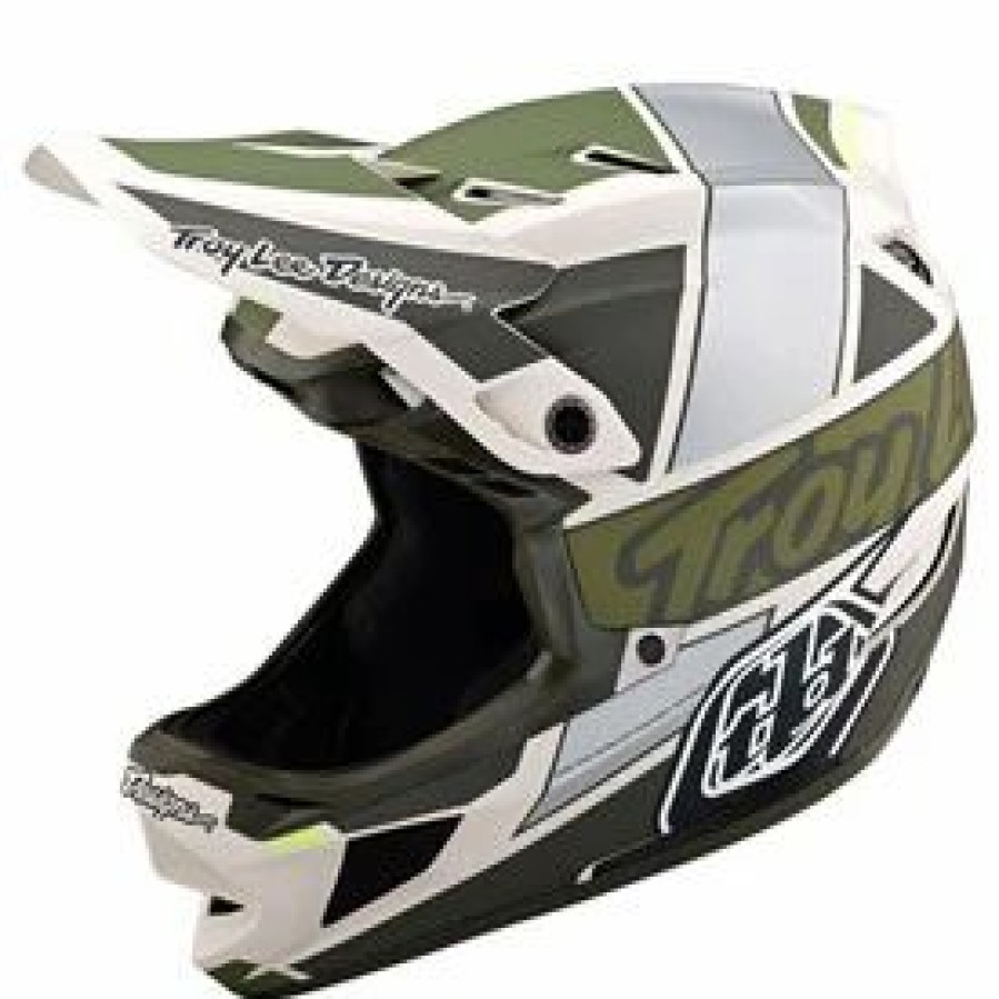 Helmets * | Troy-Lee Troy Lee D4 Team Composite Mips Mtb Helmet Military (Closeout)