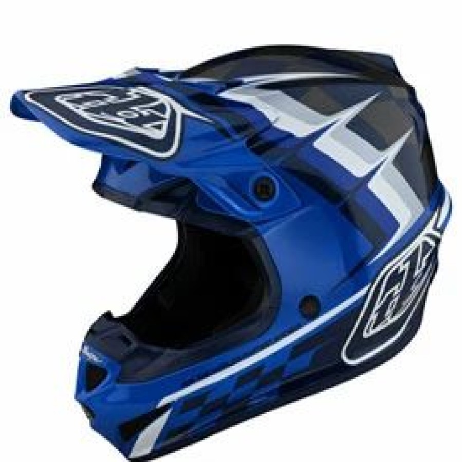 Helmets * | Troy-Lee Troy Lee Youth Se4 Warped Mips Helmet Medium Glo Red