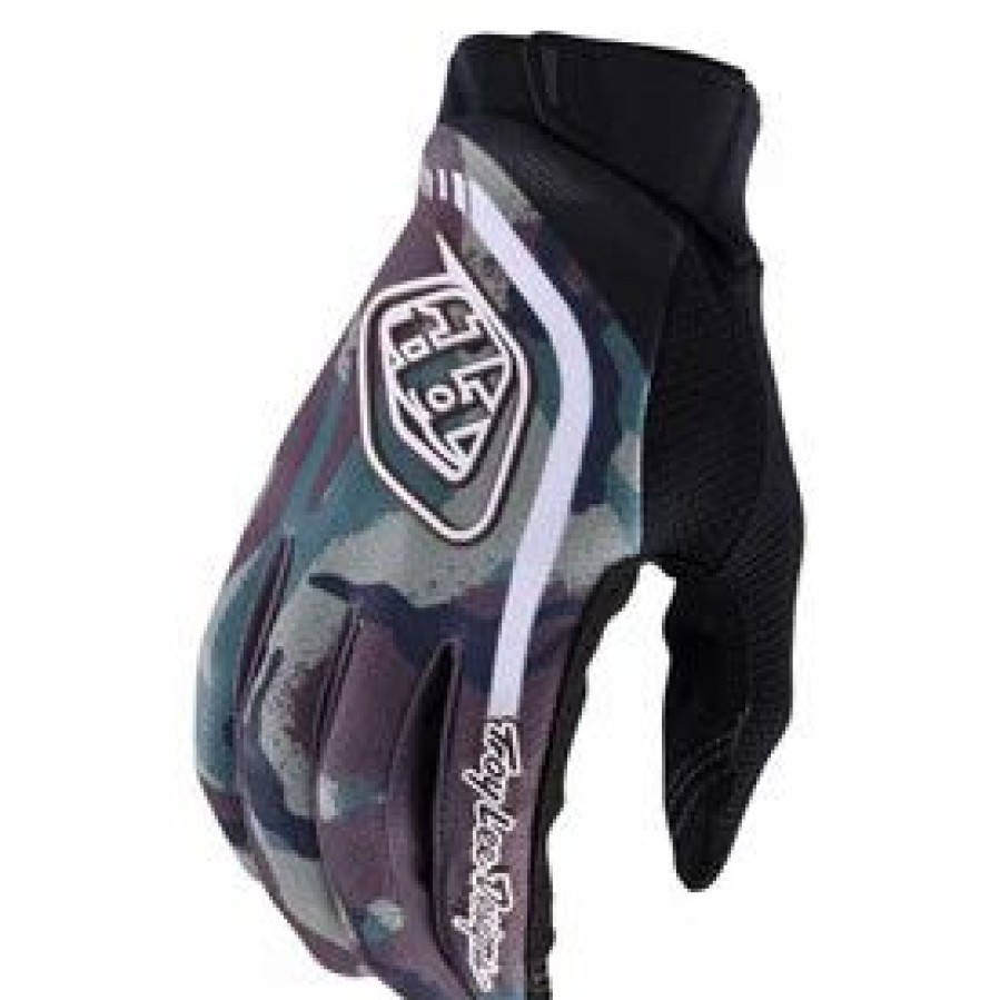 Gloves * | Troy-Lee Troy Lee Gp Pro Camo Gloves Army Green