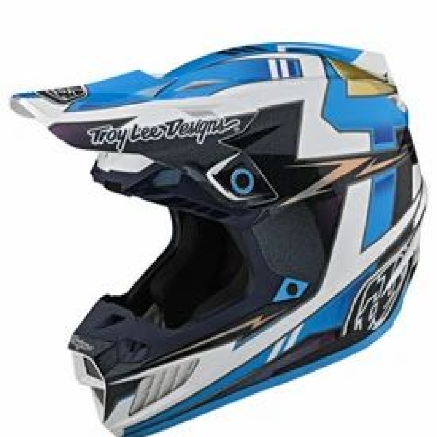 Helmets * | Troy-Lee Troy Lee Se5 Graph Composite Mips Helmet Medium Blue/Navy