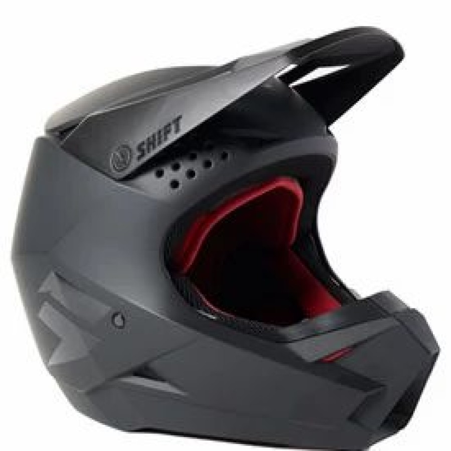 Helmets * | Shift Whit3 Blac Helmet Matte Black (Closeout)