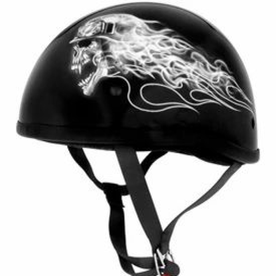 Helmets * | Skid Lid Original Half-Face Motorcycle Helmet