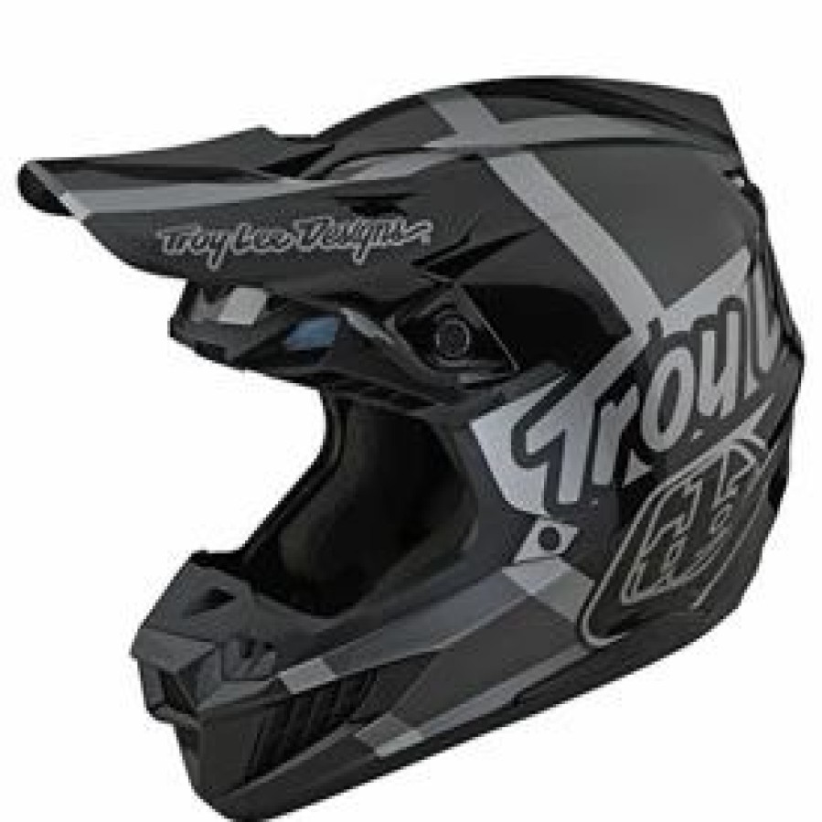 Helmets * | Troy-Lee Troy Lee Se5 Quattro Composite Mips Helmet Medium Grey