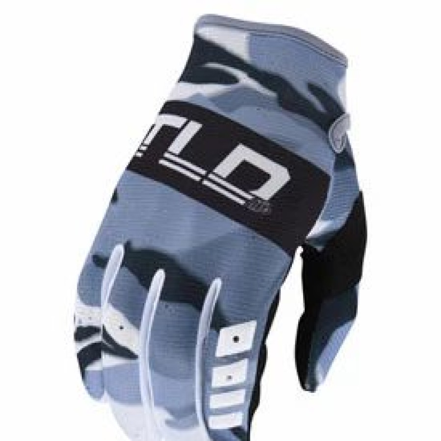 Gloves * | Troy-Lee Troy Lee Gp Camo Gloves Grey