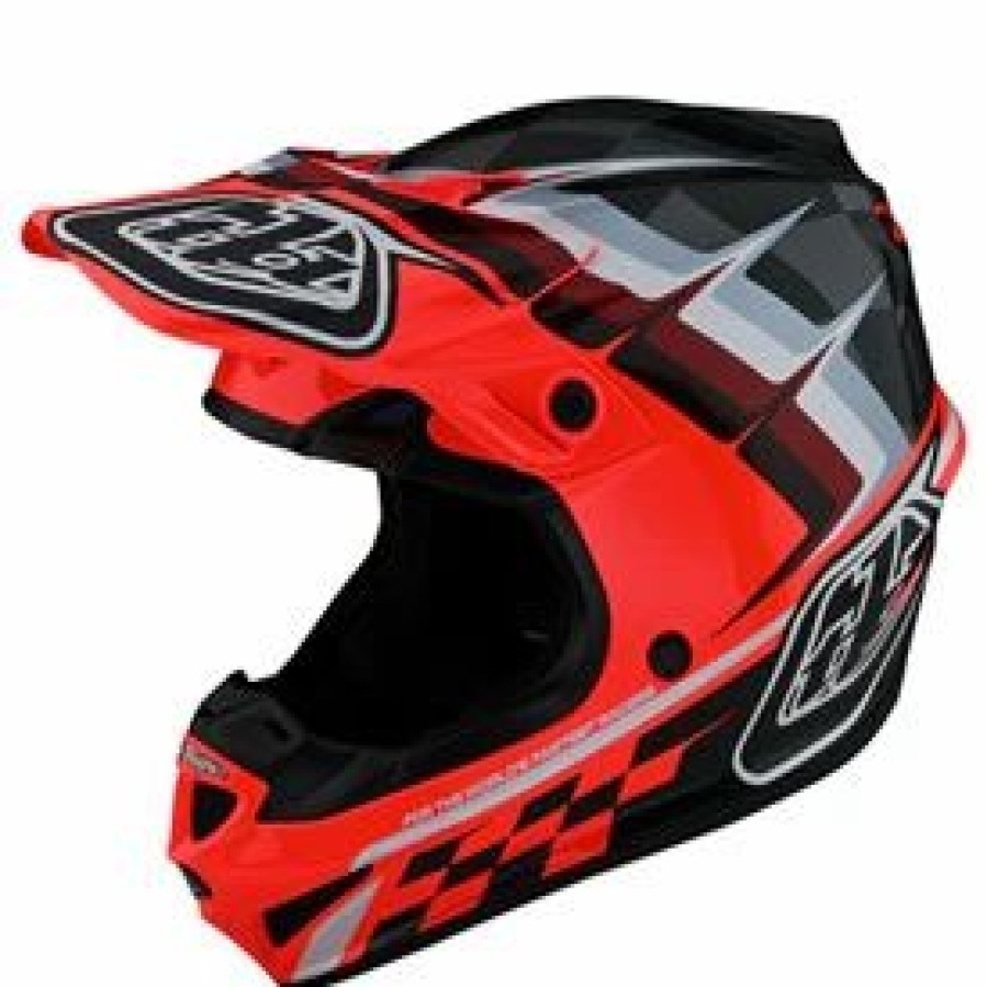 Helmets * | Troy-Lee Troy Lee Youth Se4 Warped Mips Helmet