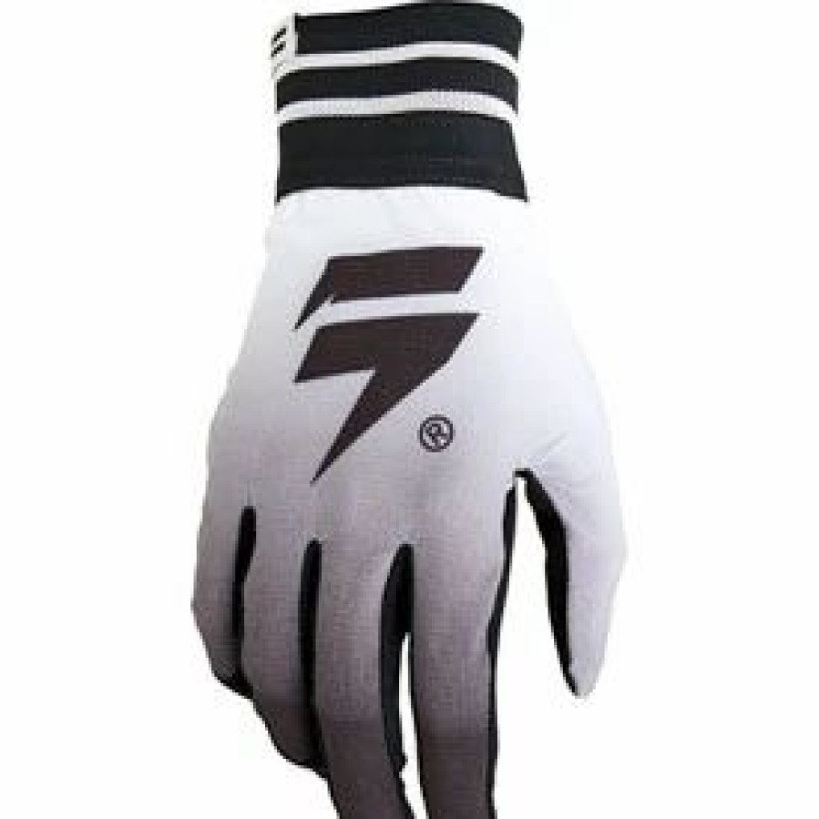 Gloves * | Shift Whit3 Label Fade Gloves Small Black/White Black/White (Closeout)