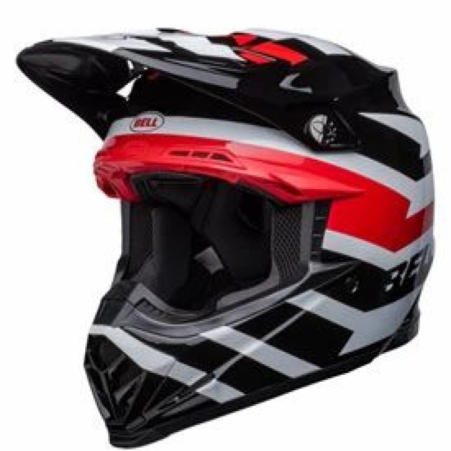 Helmets * | Bell Moto-9S Flex Banshee Helmet Black/Red