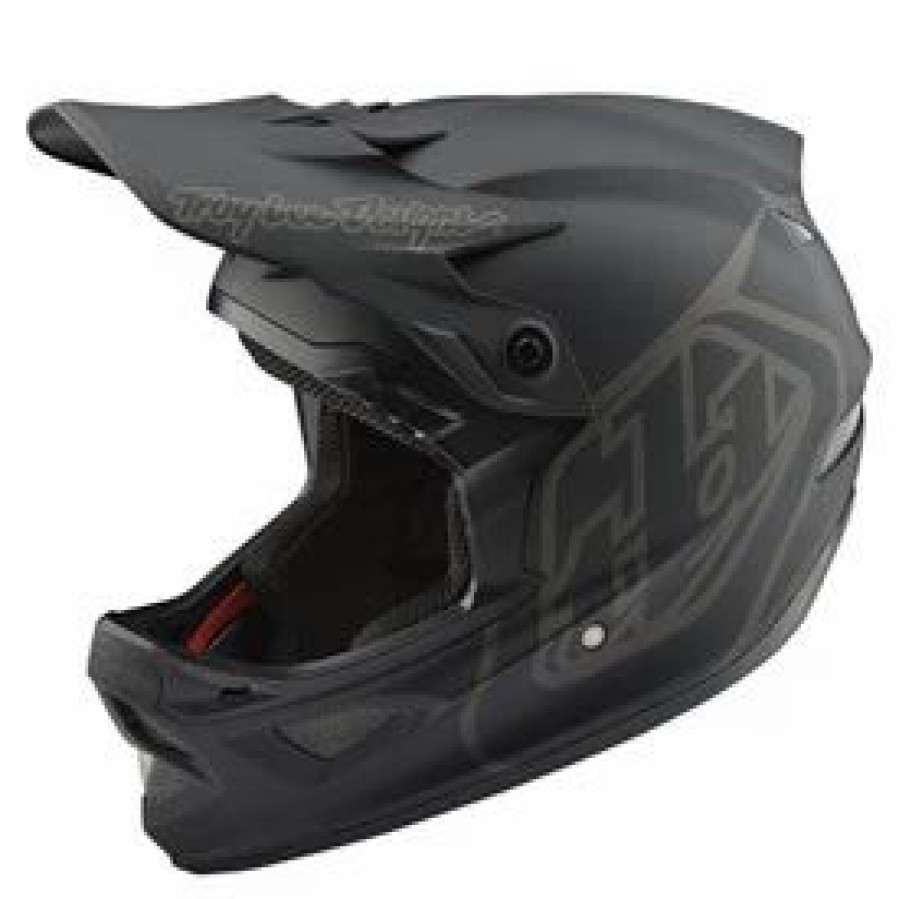 Helmets * | Troy-Lee Troy Lee D3 Mono Fiberlite Mtb Helmet Black