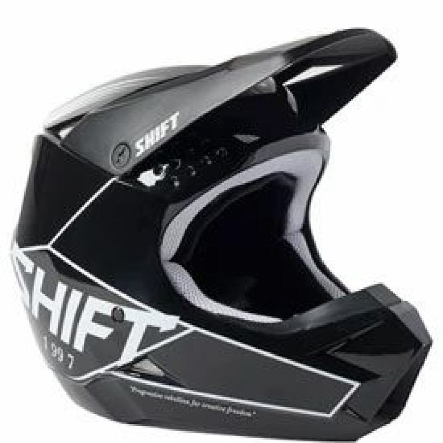 Helmets * | Shift Whit3 Bliss Helmet Black/White (Closeout)