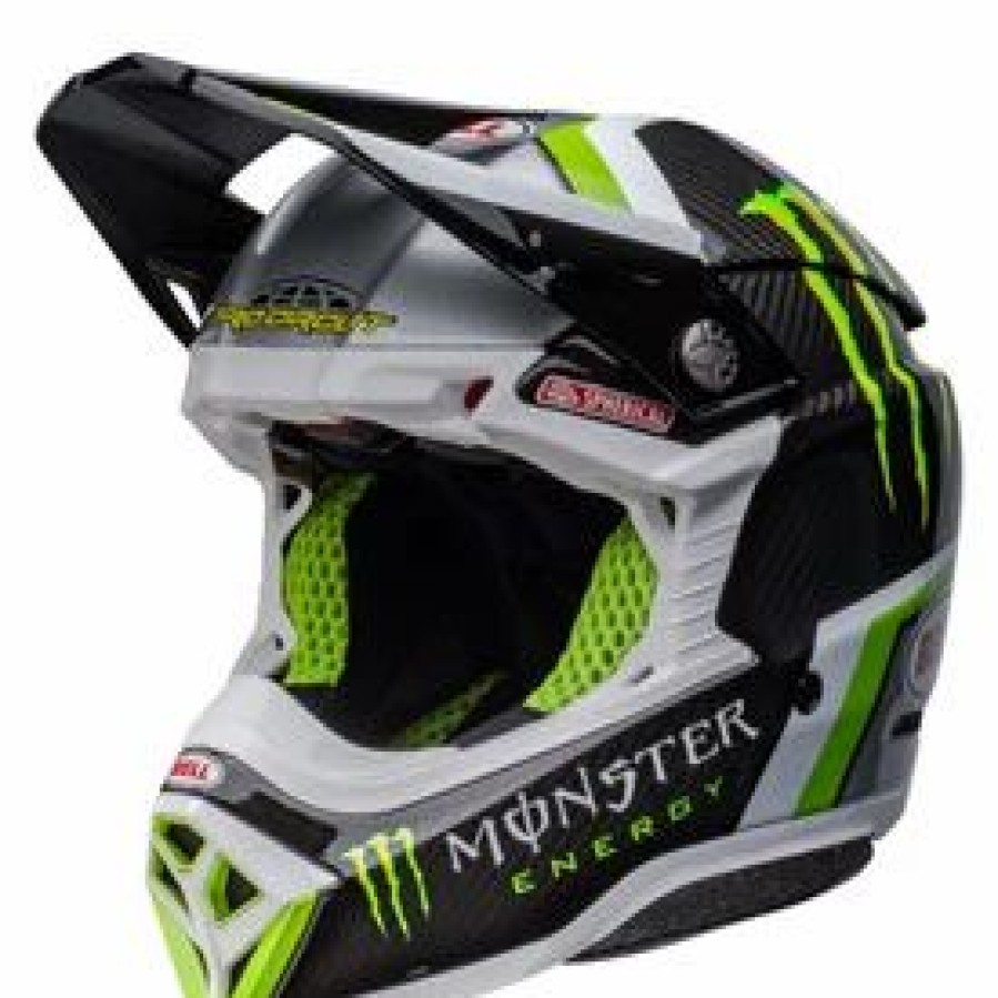 Helmets * | Bell Moto-10 Spherical Pro Circuit Mips Helmet Black/Green