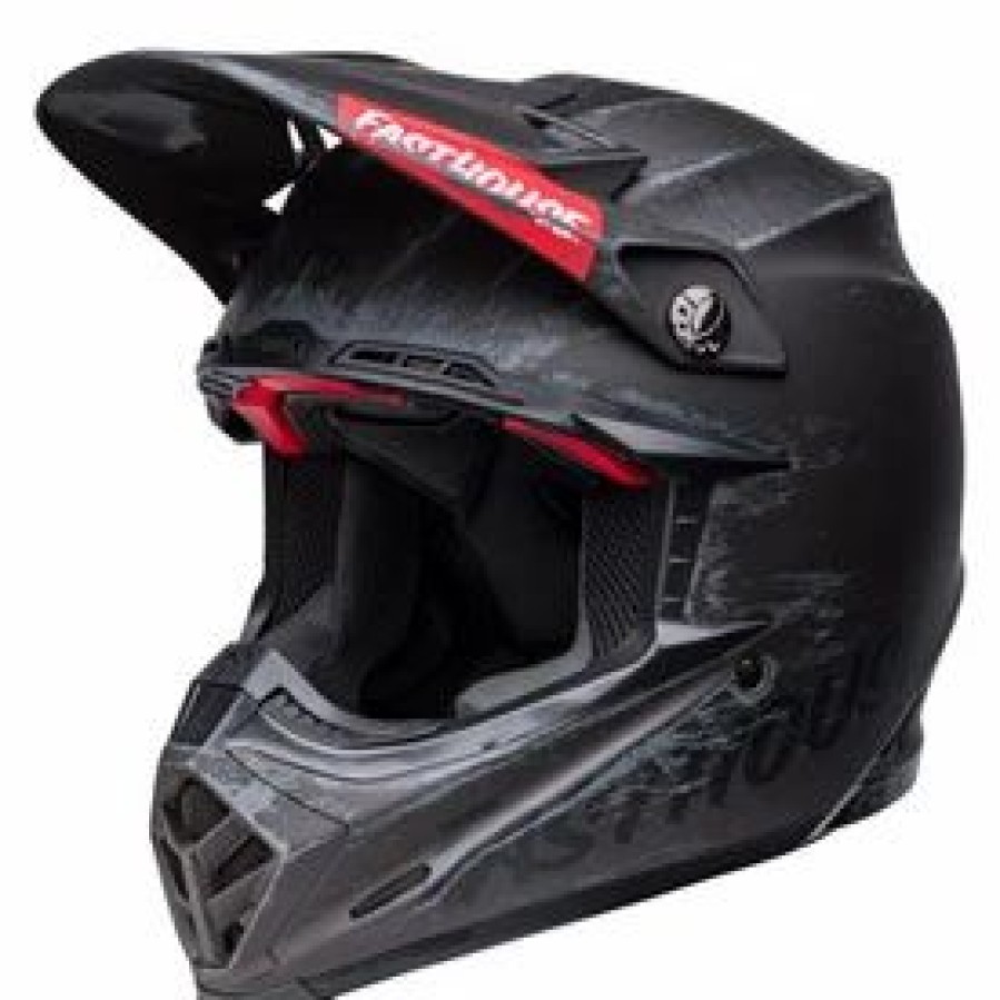 Helmets * | Bell Moto-9S Flex Fasthouse Mojave Helmet Large Matte Black/Grey Matte Black/Grey (Closeout)