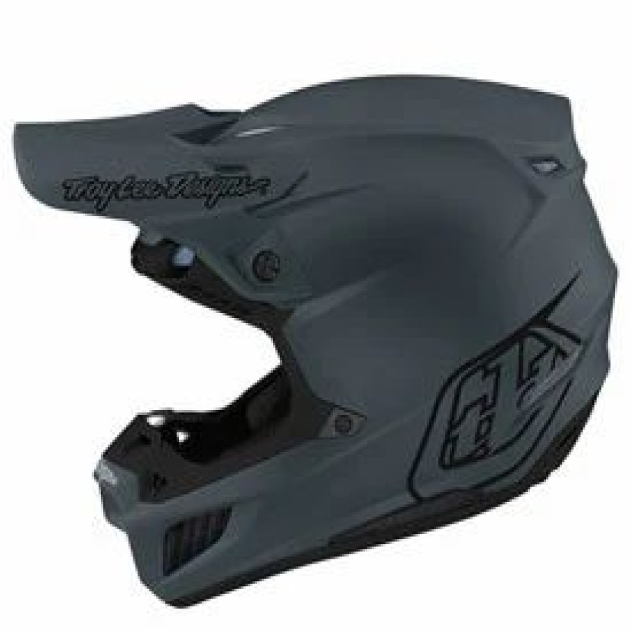 Helmets * | Troy-Lee Troy Lee Se5 Stealth Composite Mips Helmet Grey (Closeout)