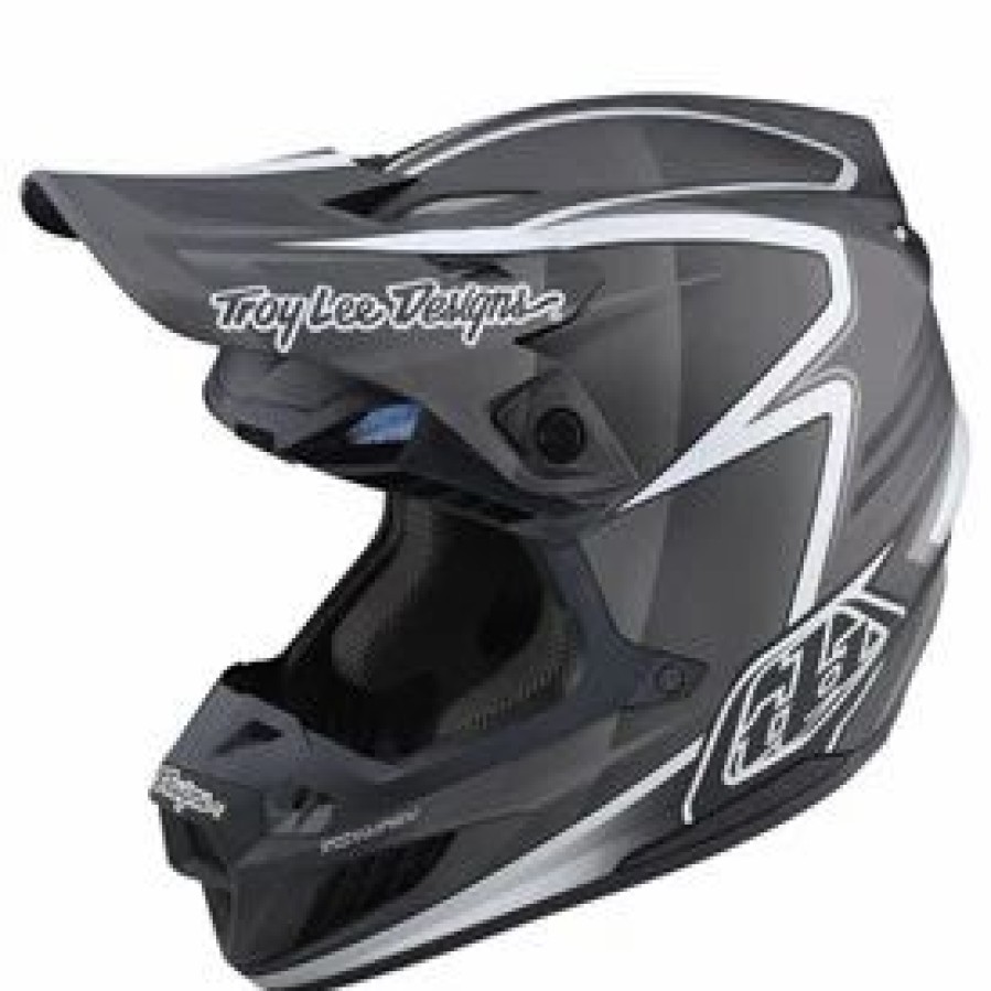 Helmets * | Troy-Lee Troy Lee Se5 Lines Carbon Mips Helmet