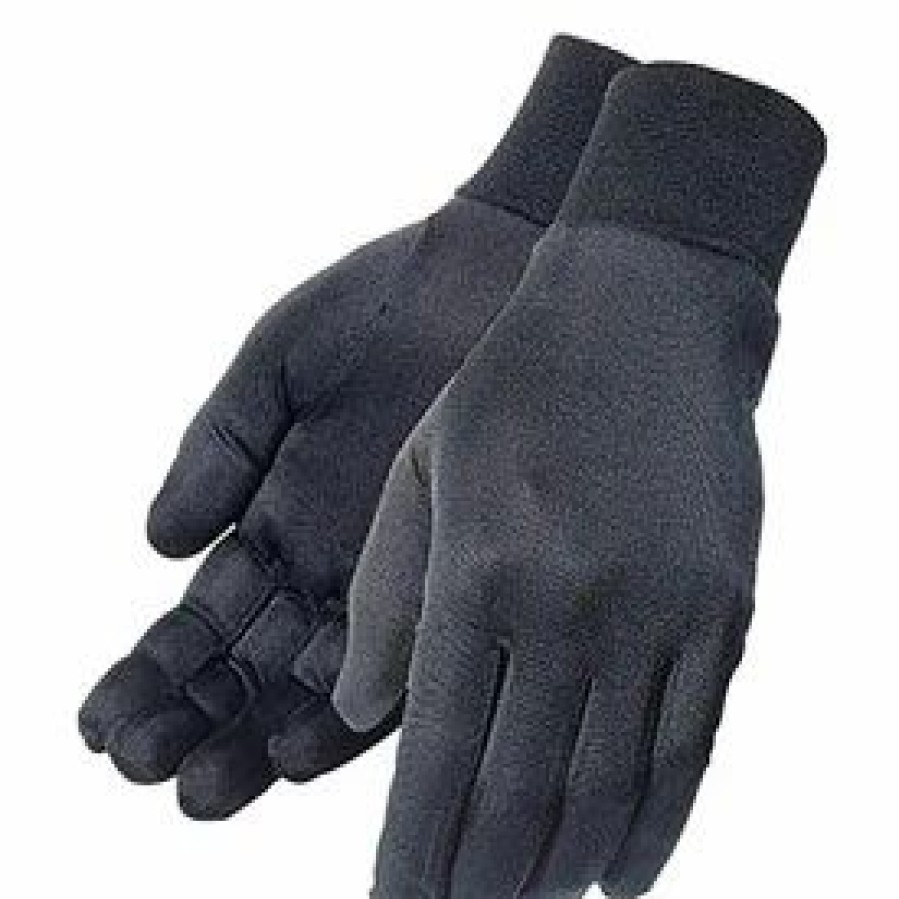 Gloves * | Tourmaster Silk Motorcycle Glove Liners Black