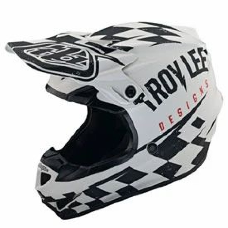 Helmets * | Troy-Lee Troy Lee Se4 Race Shop Mips Helmet