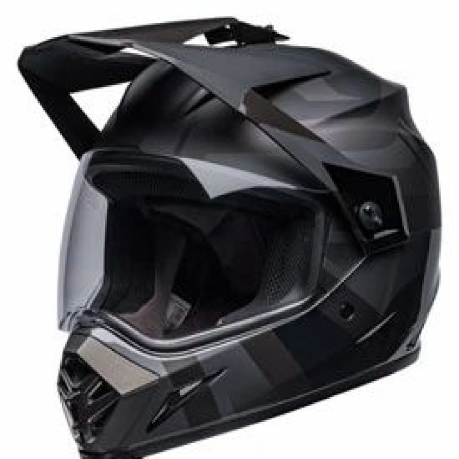 Helmets * | Bell Mx-9 Adventure Marauder Blackout Mips Helmet Xx-Large Matte/Gloss Black