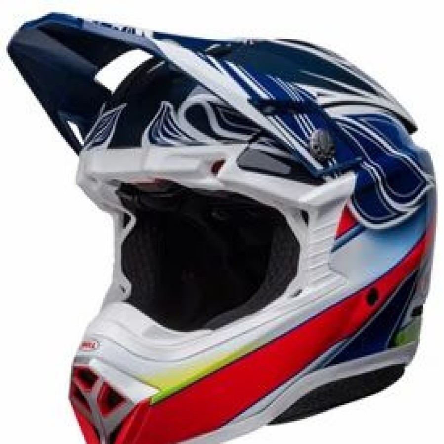 Helmets * | Bell Moto-10 Spherical Tomac Replica 23 Mips Helmet Blue/White