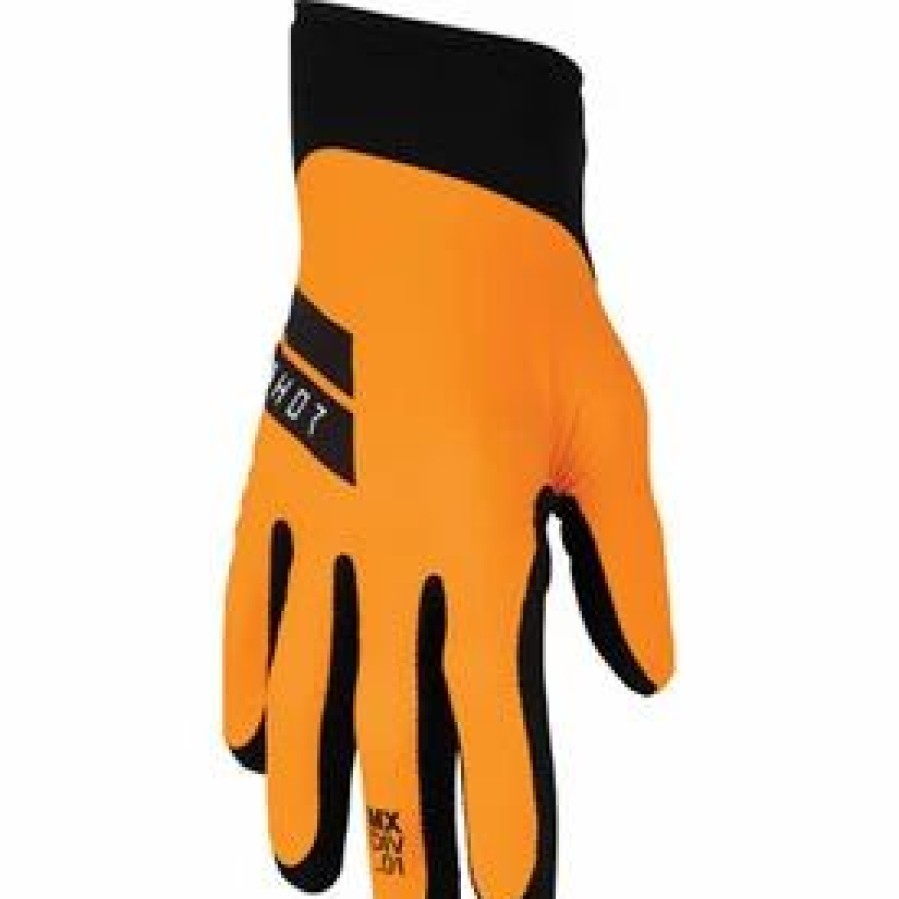 Gloves * | Thor Agile Hero Gloves Medium Orange/Black Orange/Black (Closeout)