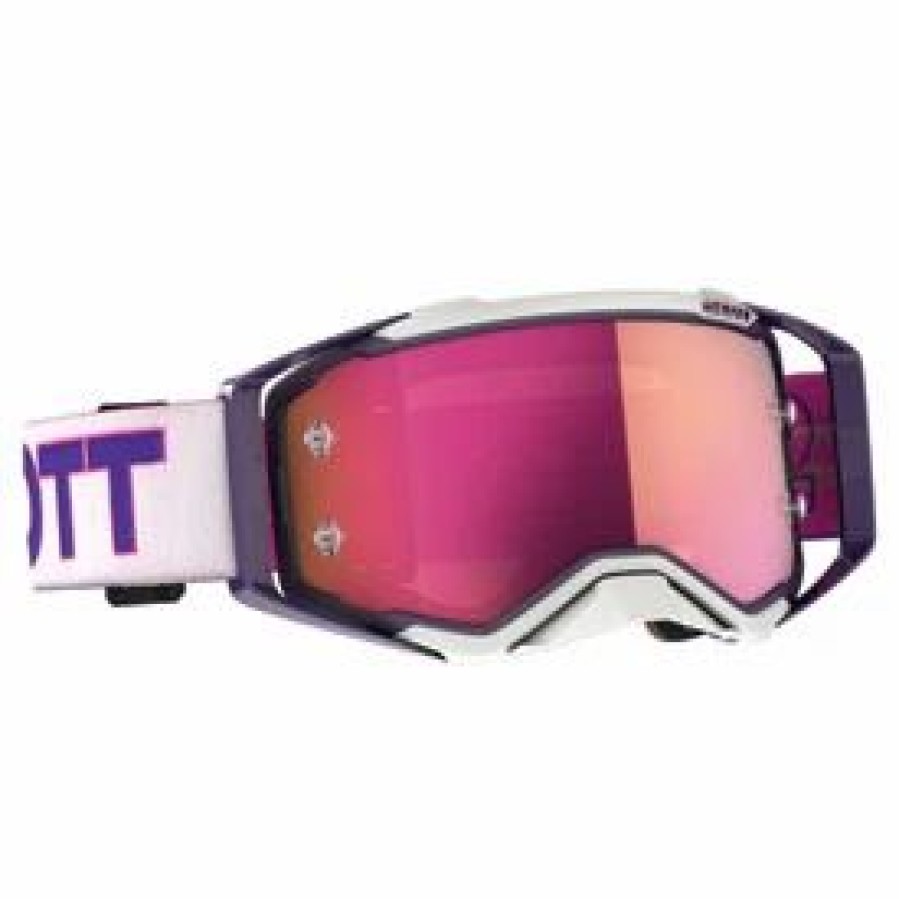 Goggles * | Scott Prospect 90'S Edition Goggle Purple-Pink Frame/Pink Chrome Lens