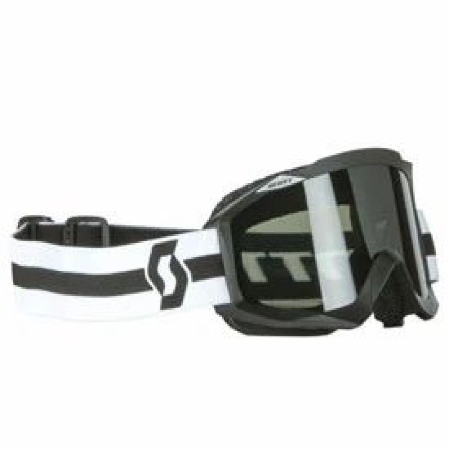 Goggles * | Scott Hustle Aqua Goggle Black Frame/Dark Grey Polarized Lens