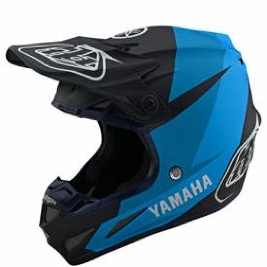 Helmets * | Troy-Lee Troy Lee Se4 Yamaha Composite Mips Helmet Navy/Blue