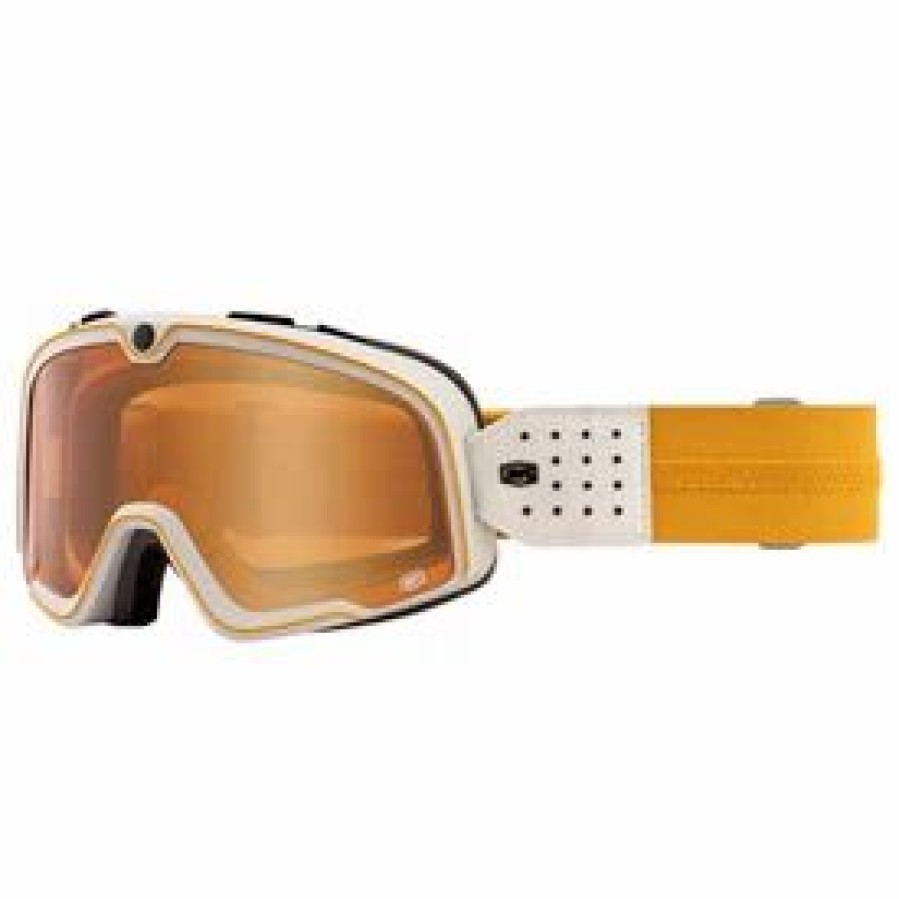 Goggles * | 100 100% Barstow Goggle Oceanside Frame/Persimmon Lens