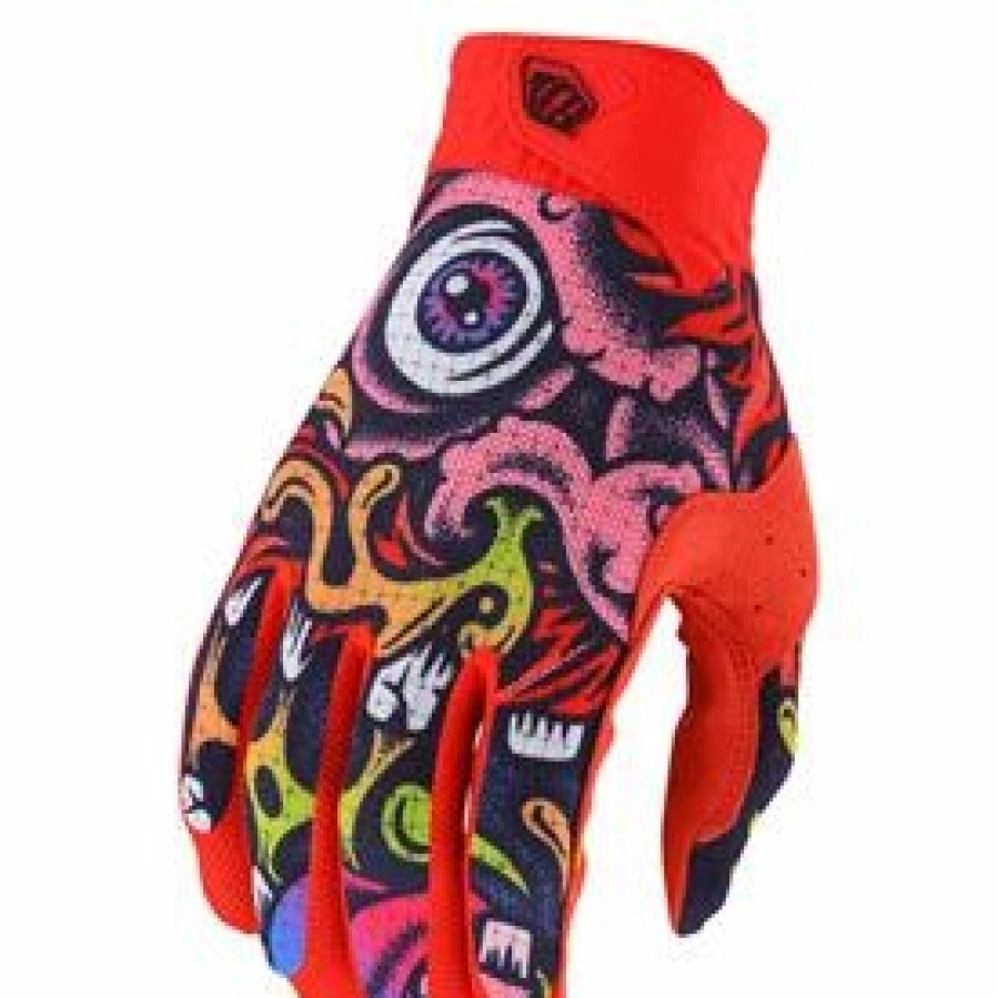 Gloves * | Troy-Lee Troy Lee Youth Air Bigfoot Gloves X-Large Red/Navy Red/Navy (Closeout)