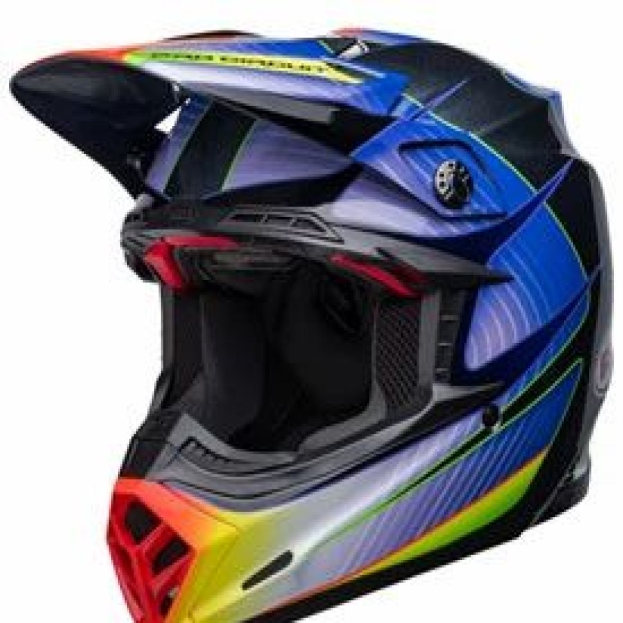 Helmets * | Bell Moto-9S Flex Pro Circuit 23 Helmet Large Gloss Silver Metallic Flake