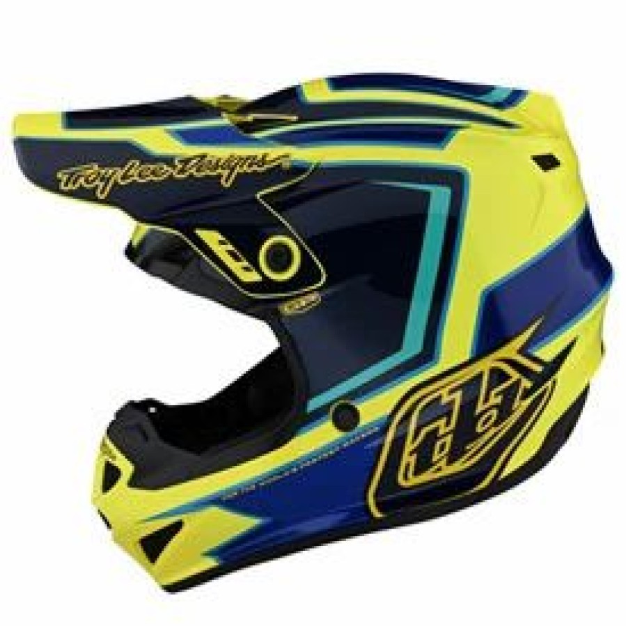 Helmets * | Troy-Lee Troy Lee Youth Gp Ritn Helmet Yellow