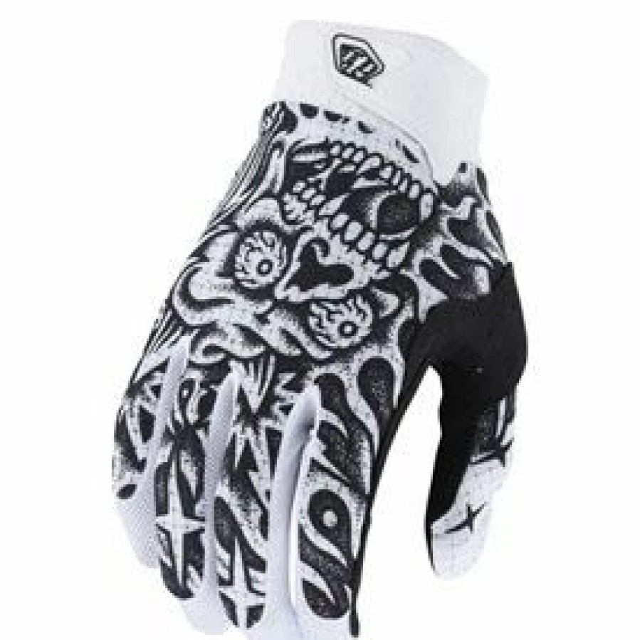 Gloves * | Troy-Lee Troy Lee Air Skull Demon Gloves Xx-Large Orange/Green