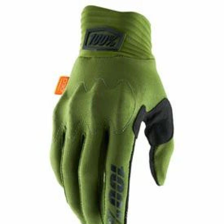 Gloves * | 100 100% Cognito Gloves Large Fluo Orange/Black