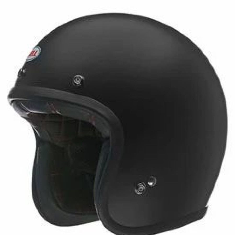 Helmets * | Bell Custom 500 Solid Open-Face Motorcycle Helmet