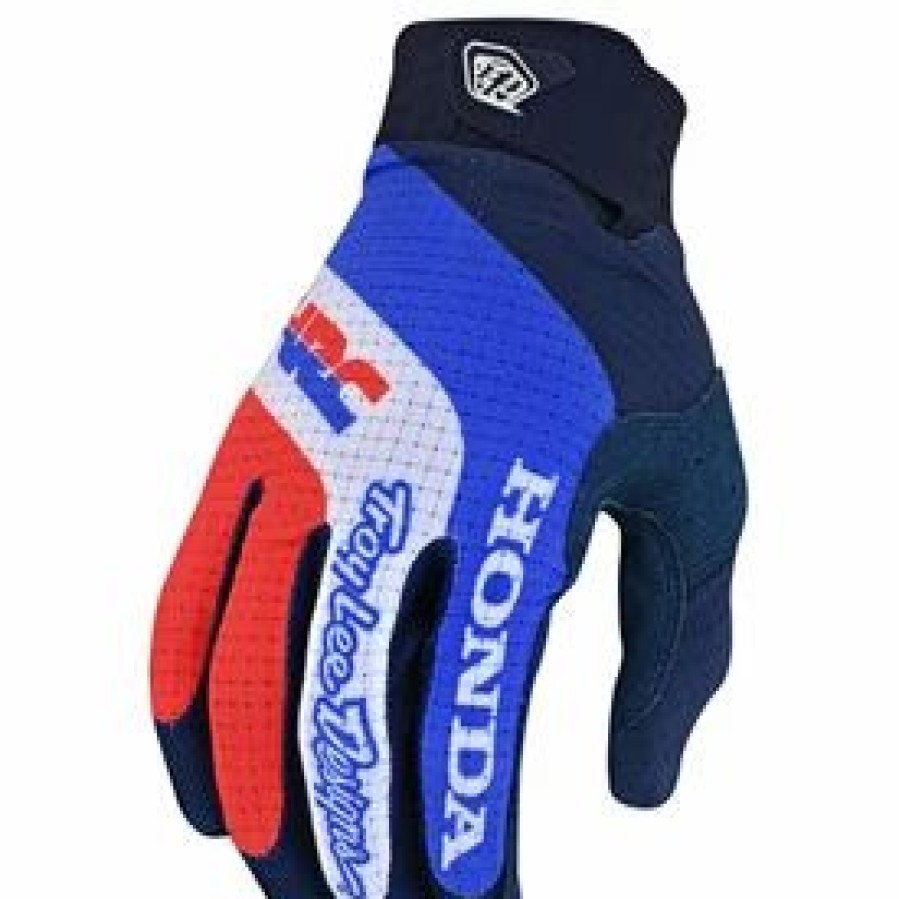 Gloves * | Troy-Lee Troy Lee Air Honda Gloves Red (Closeout)