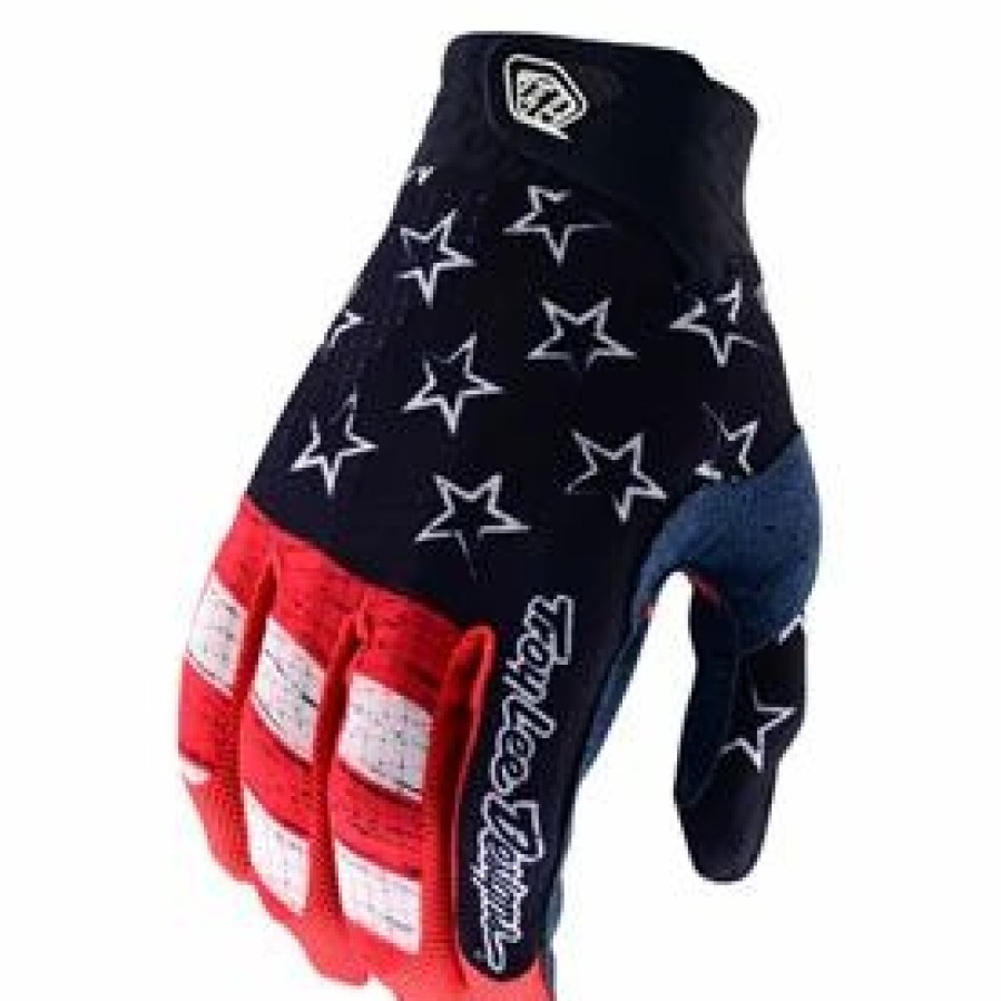 Gloves * | Troy-Lee Troy Lee Youth Air Citizen Gloves Navy/Red