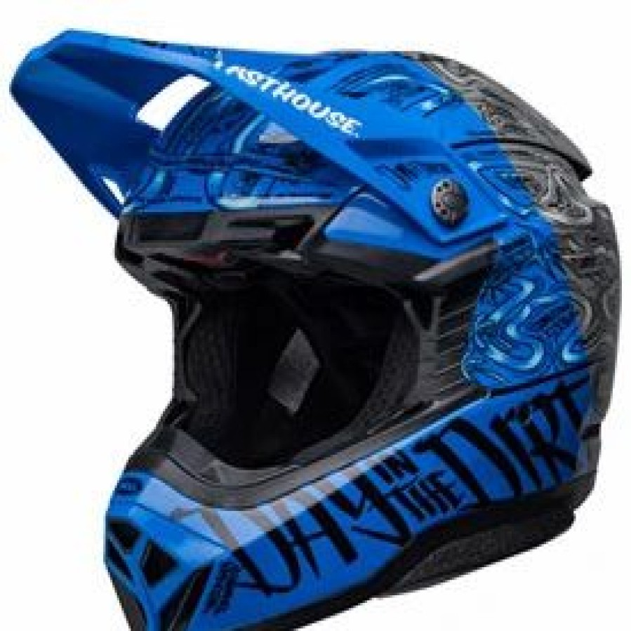 Helmets * | Bell Moto-10 Spherical Did Le Mips Helmet Blue/Grey